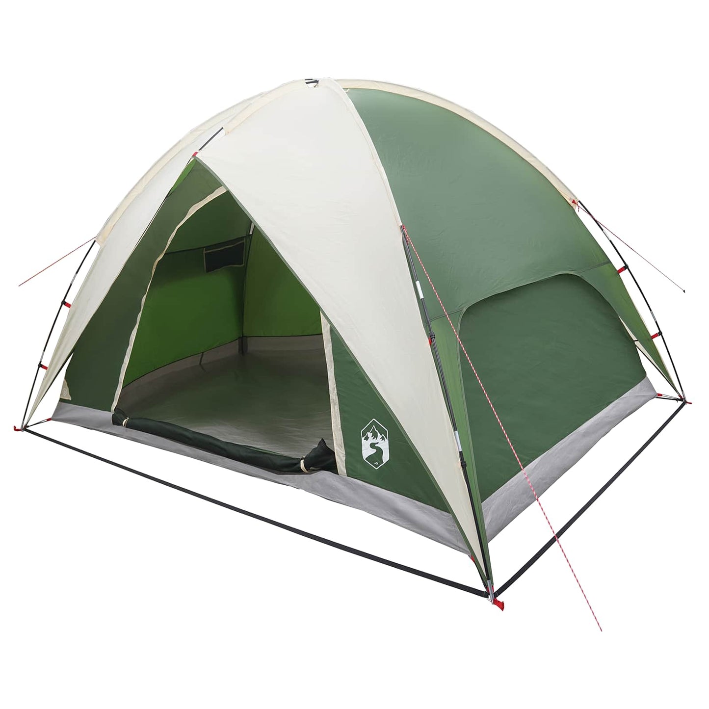 Campingzelt mit Regenhaube wasserdicht 4 Personen Grün