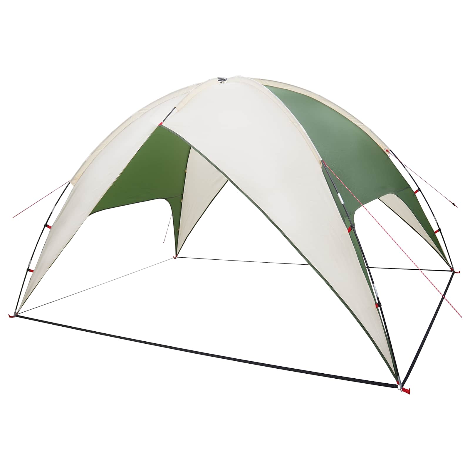 Campingzelt mit Regenhaube wasserdicht 4 Personen Grün