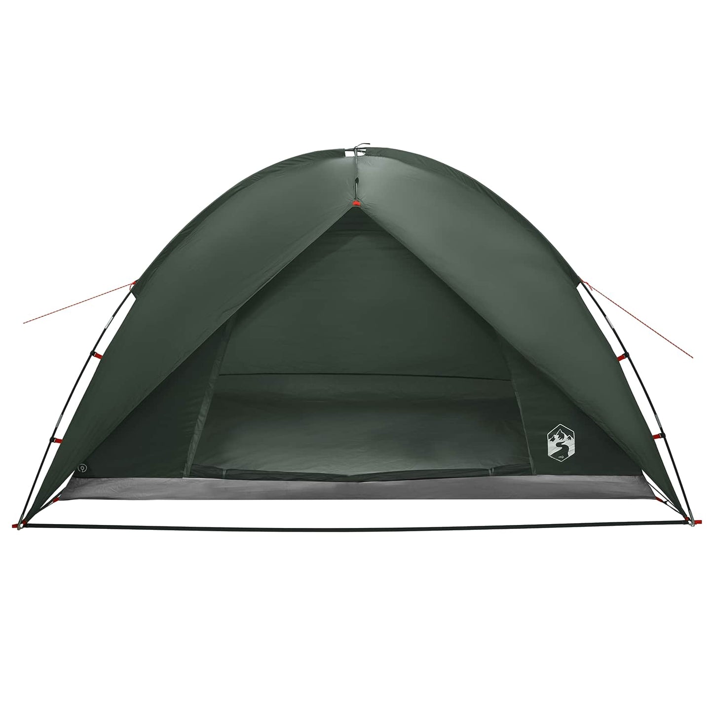 Campingzelt mit Regenhaube wasserdicht 4 Personen Olivegrün
