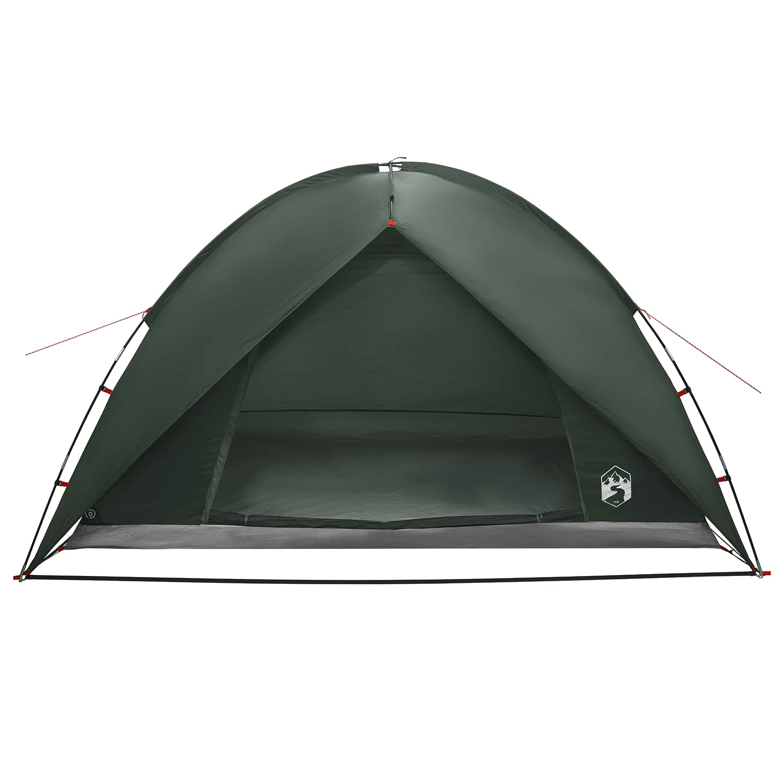 Campingzelt mit Regenhaube wasserdicht 4 Personen Olivegrün