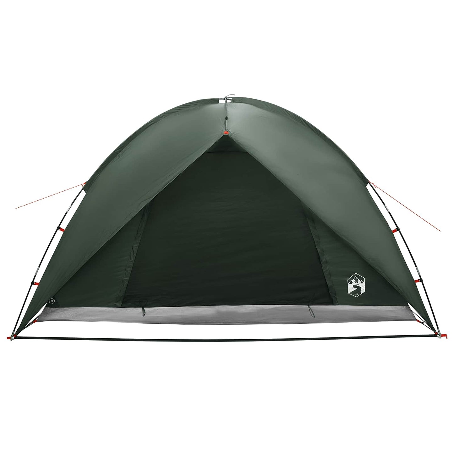 Campingzelt mit Regenhaube wasserdicht 4 Personen Olivegrün