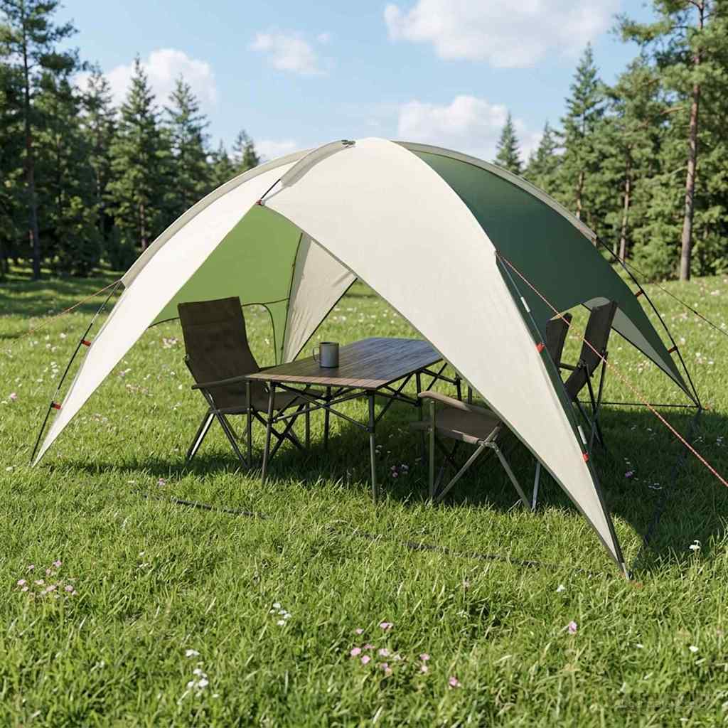 Campingzelt mit Regenhaube wasserdicht 4 Personen Grün