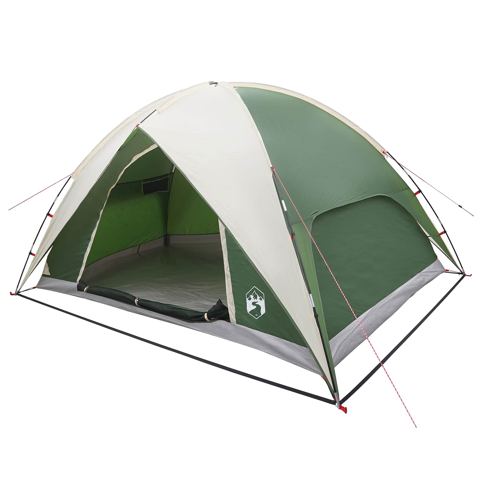 Campingzelt mit Regenhaube wasserdicht 4 Personen Grün