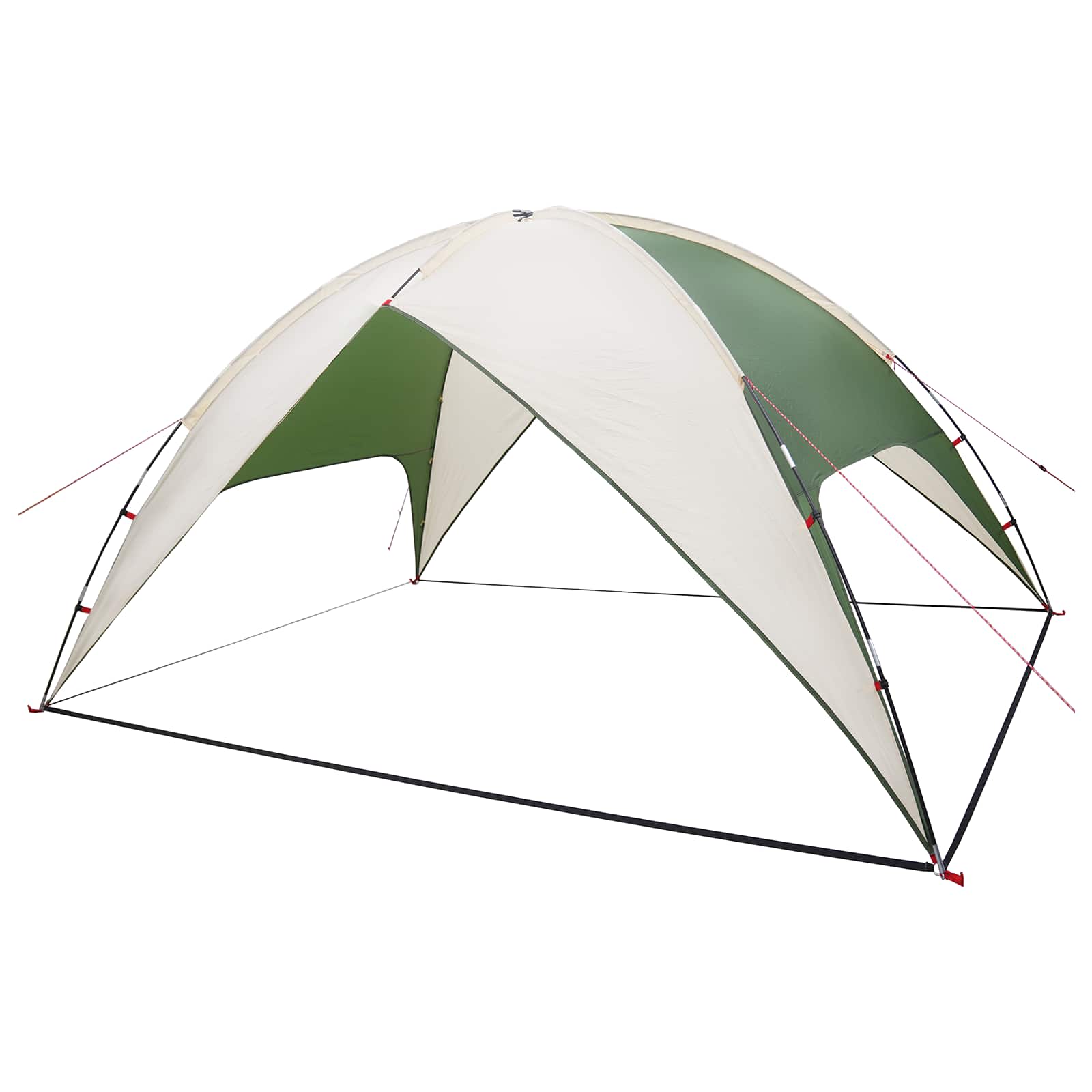 Campingzelt mit Regenhaube wasserdicht 4 Personen Grün