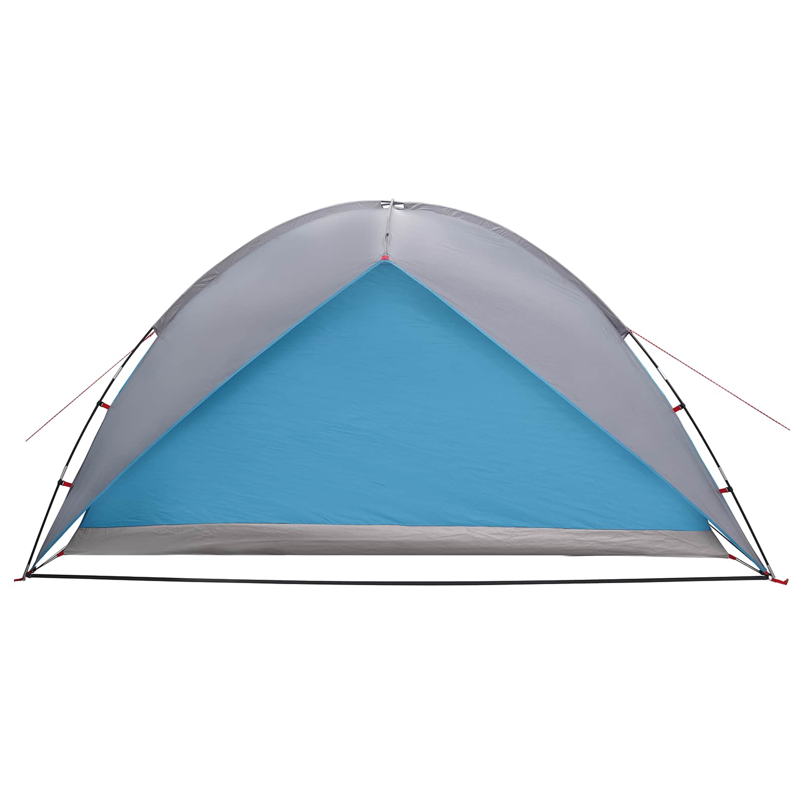 Campingzelt mit Regenhaube wasserdicht 4 Personen Blau