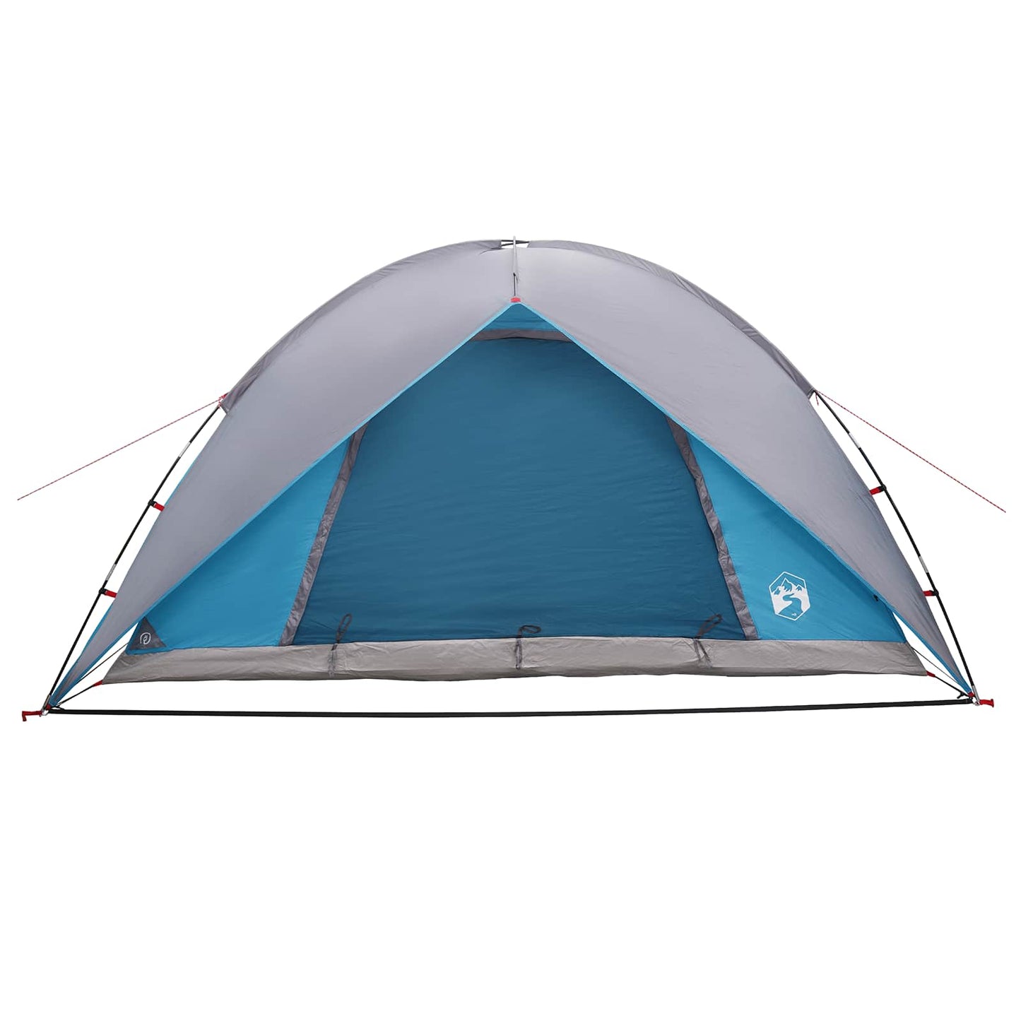 Campingzelt mit Regenhaube wasserdicht 4 Personen Blau