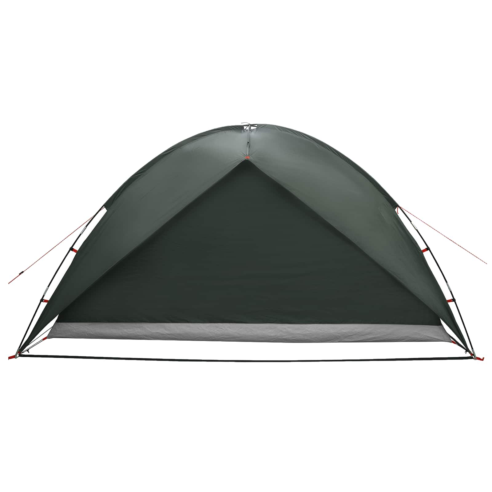 Campingzelt mit Regenhaube wasserdicht 4 Personen Olivegrün