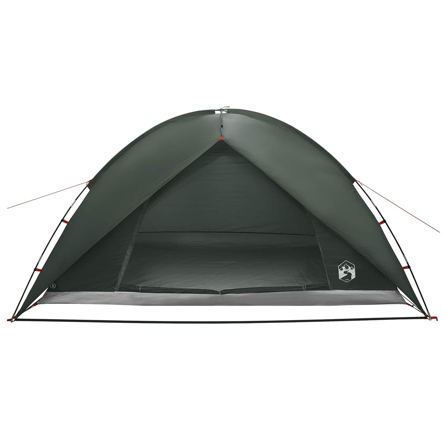 Campingzelt mit Regenhaube wasserdicht 4 Personen Olivegrün
