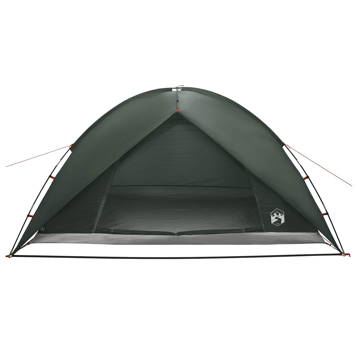 Campingzelt mit Regenhaube wasserdicht 5 Personen Olivegrün