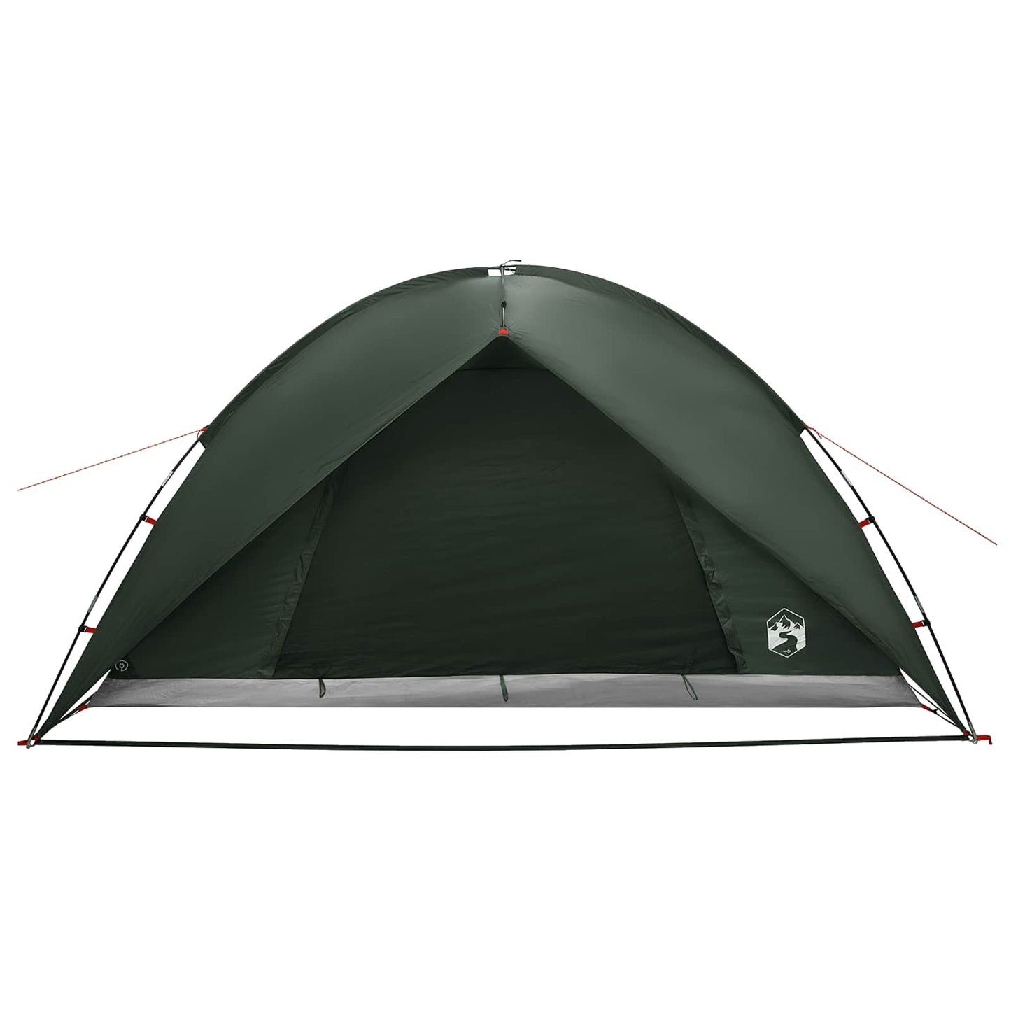 Campingzelt mit Regenhaube wasserdicht 4 Personen Olivegrün