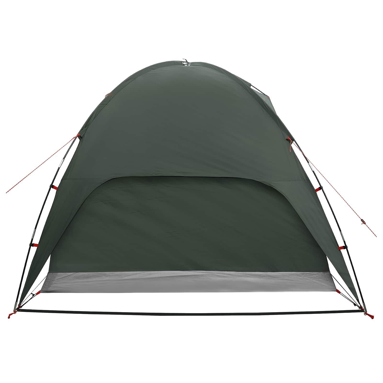Campingzelt mit Regenhaube wasserdicht 4 Personen Olivegrün