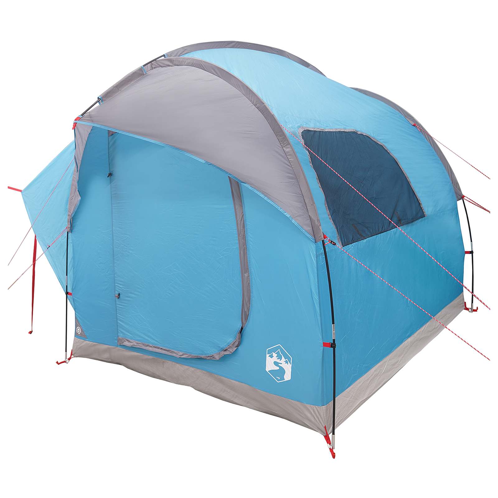 Autozelt mit Dach Blau 239 x 210 x 210 cm Polyester und Stahl