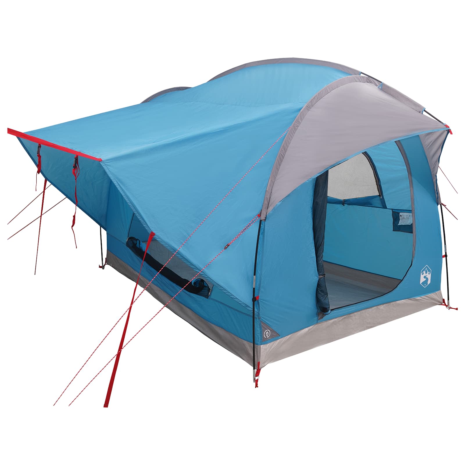 Autozelt mit Dach Blau 239 x 210 x 210 cm Polyester und Stahl