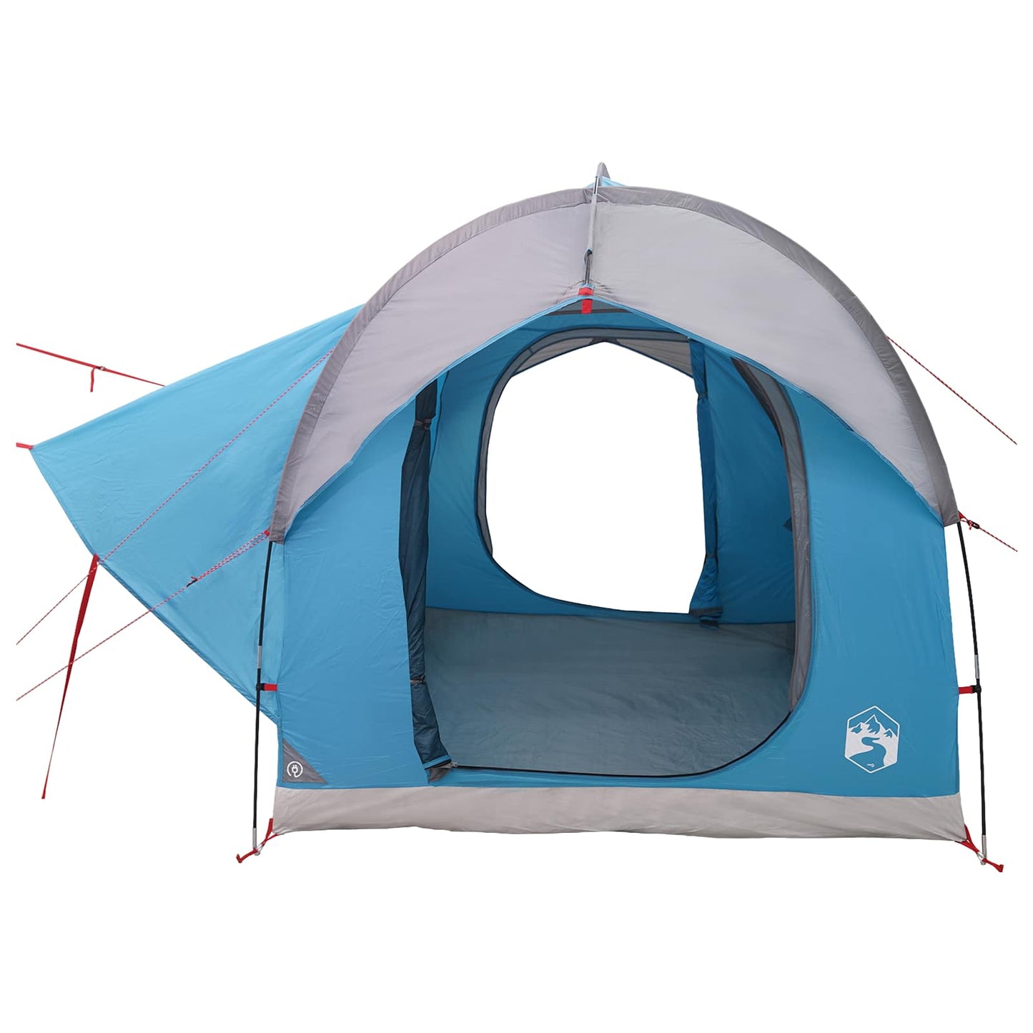 Autozelt mit Dach Blau 239 x 210 x 210 cm Polyester und Stahl