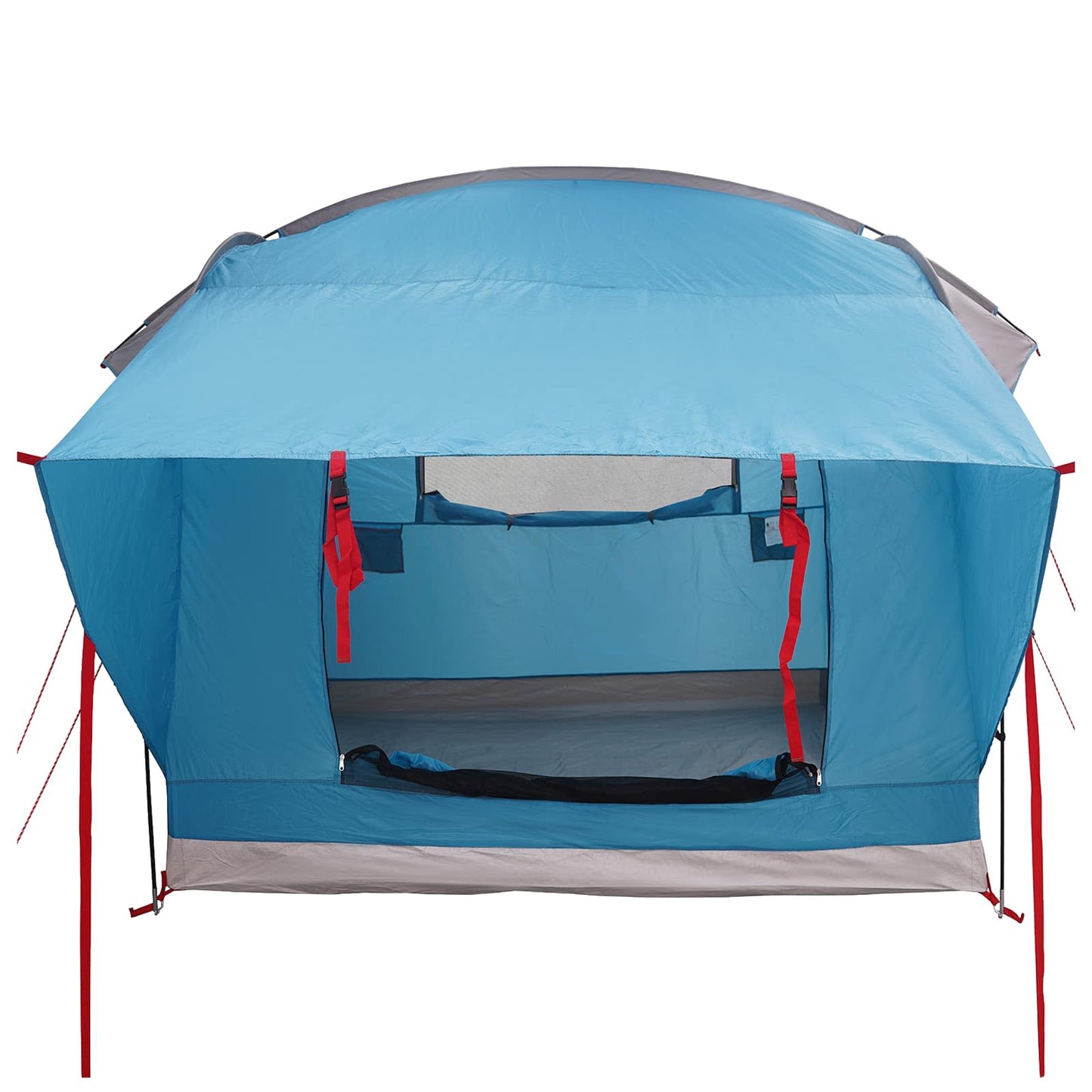 Autozelt mit Dach Blau 239 x 210 x 210 cm Polyester und Stahl