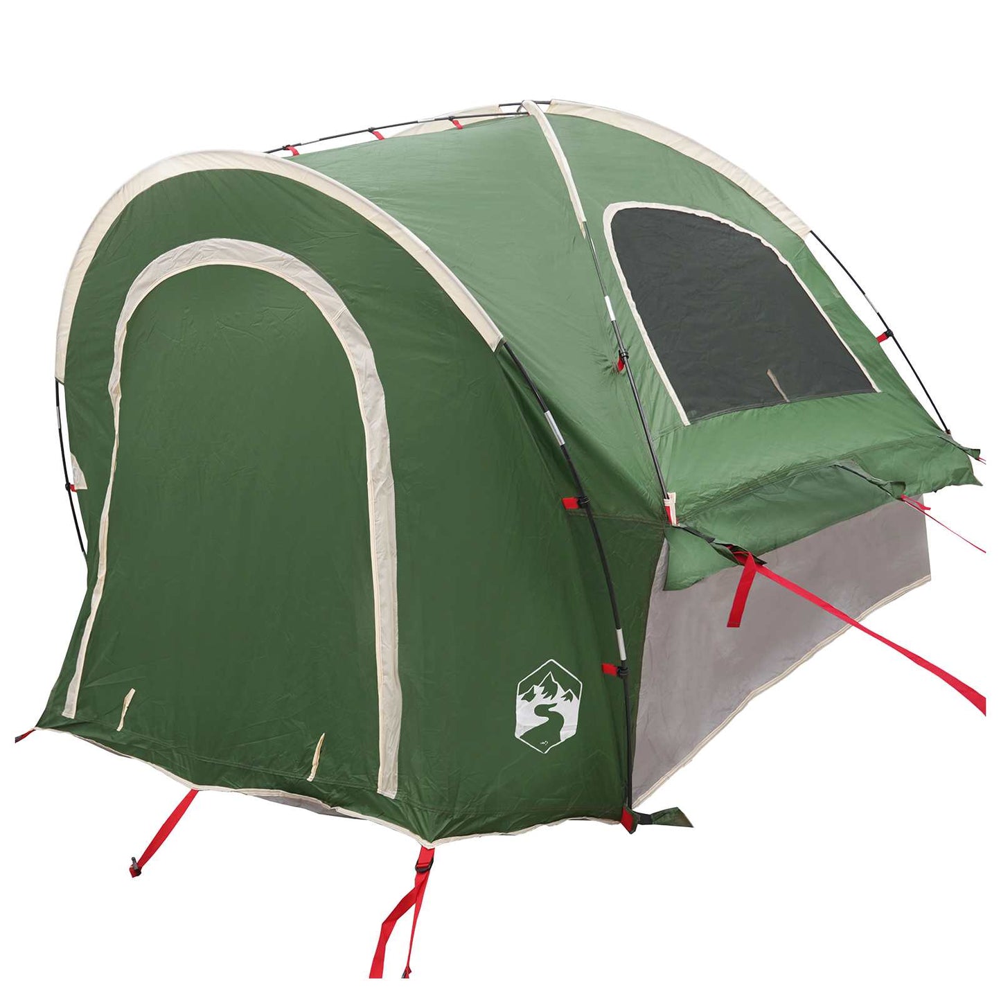 Autozelt 200 x 170 x 170 cm Grün Polyester und Stahl