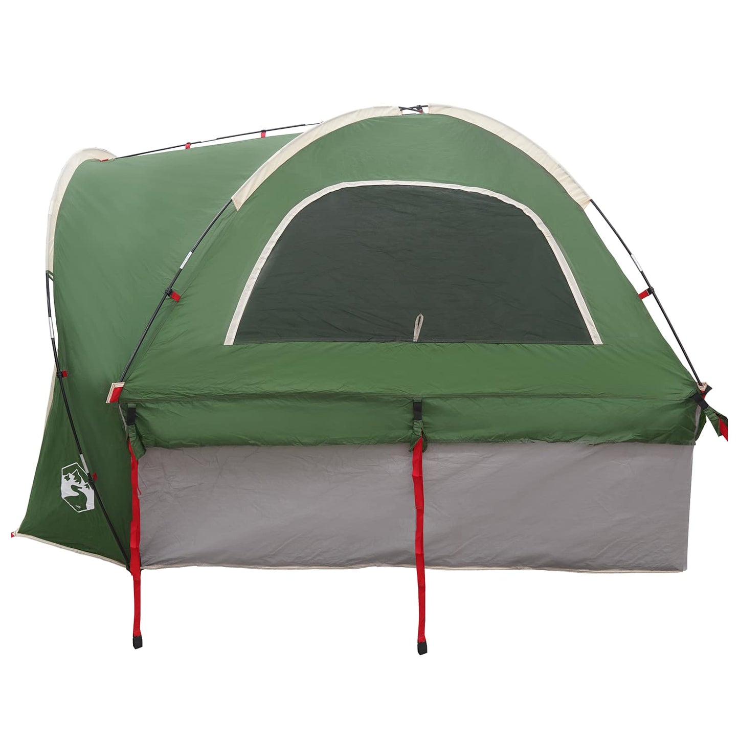 Autozelt 200 x 170 x 170 cm Grün Polyester und Stahl