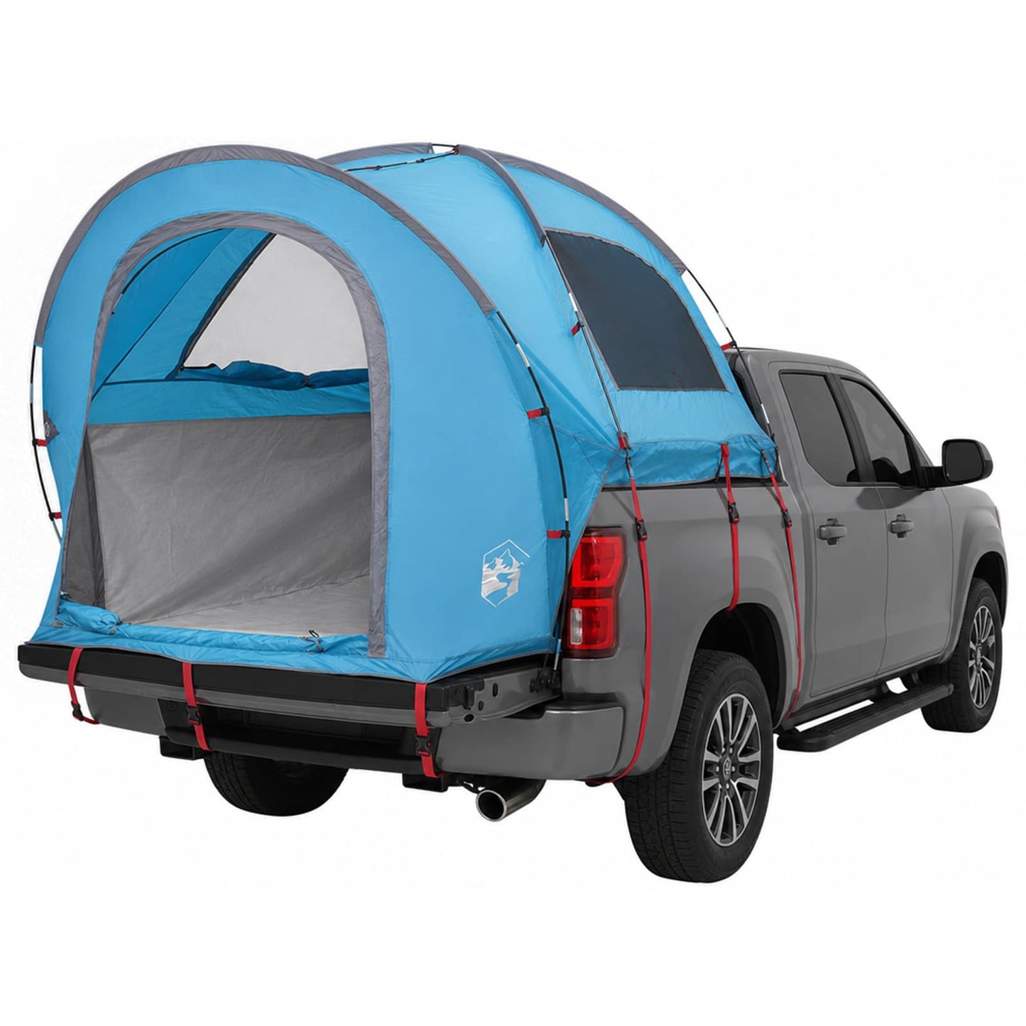 Autozelt 200 x 170 x 170 cm Blau Polyester und Stahl
