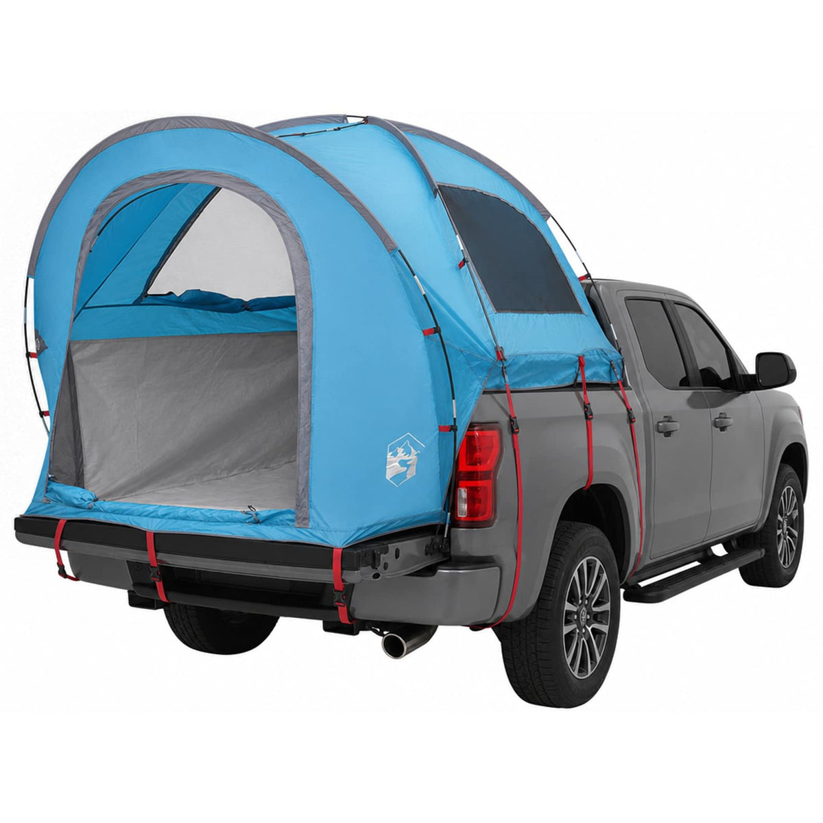 Autozelt Blau 2-Personen Polyester und Stahl