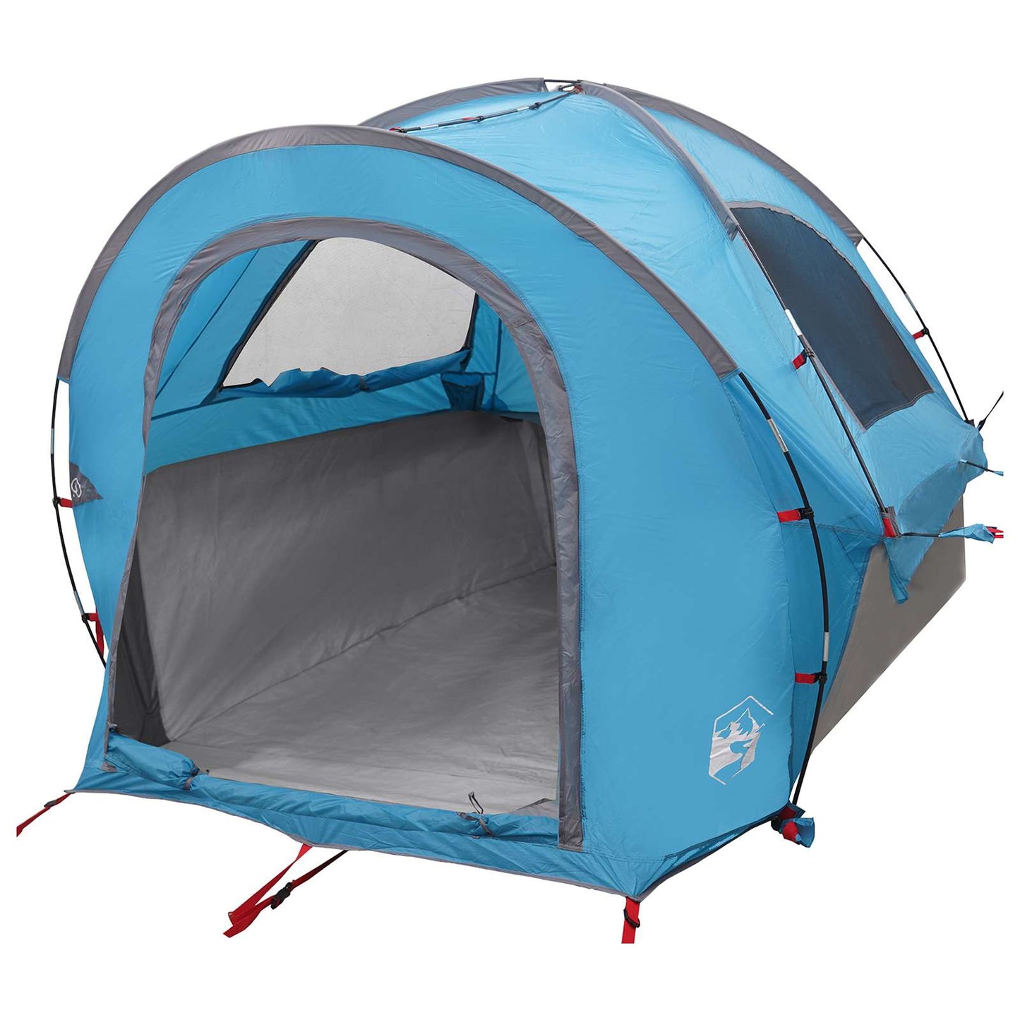 Autozelt 200 x 170 x 170 cm Blau Polyester und Stahl