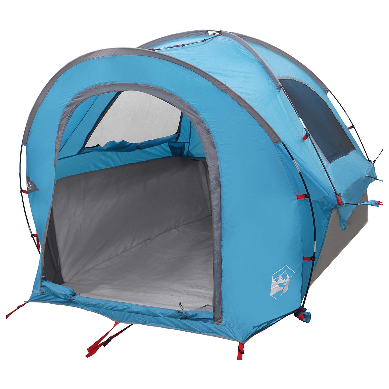 Autozelt 200 x 170 x 170 cm Blau Polyester und Stahl