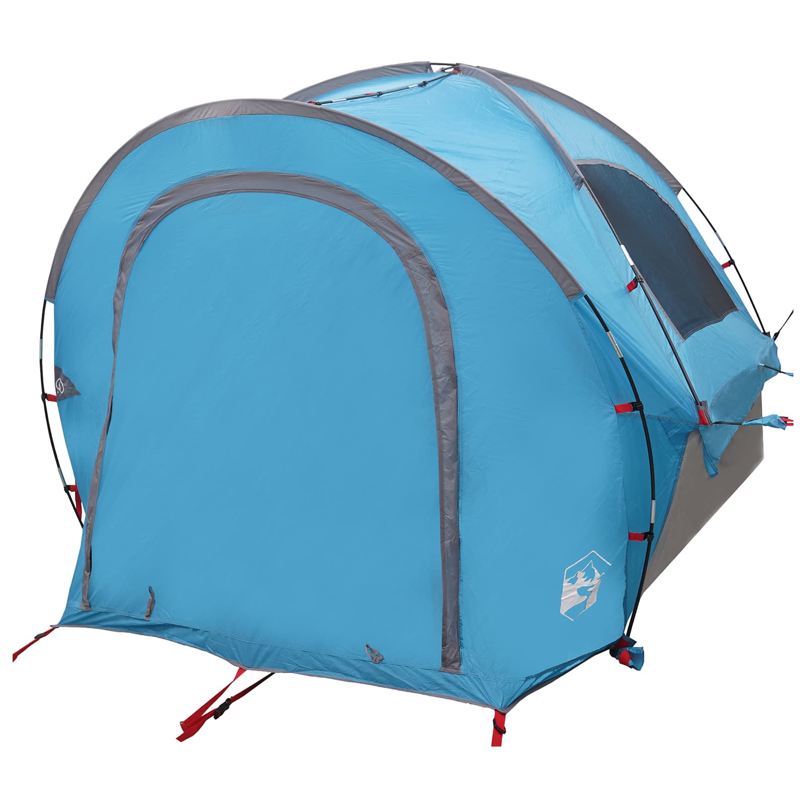 Autozelt 200 x 170 x 170 cm Blau Polyester und Stahl
