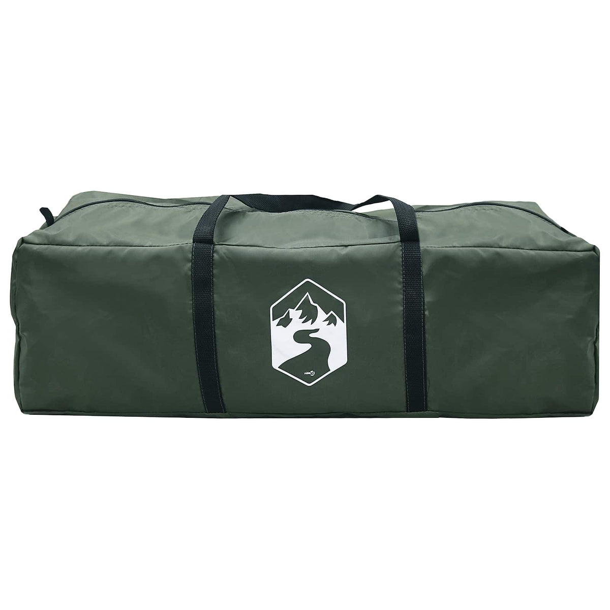 Autozelt Armeegrün 2-Personen Polyester und Stahl