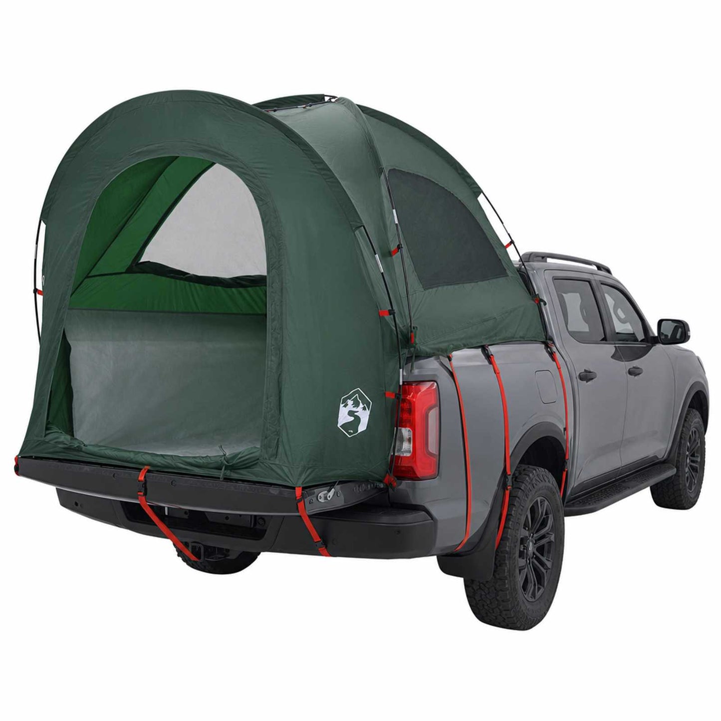 Autozelt 200 x 170 x 170 cm Olivegrün Polyester und Stahl
