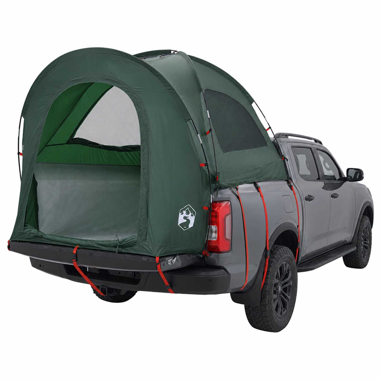 Autozelt 200 x 170 x 170 cm Olivegrün Polyester und Stahl