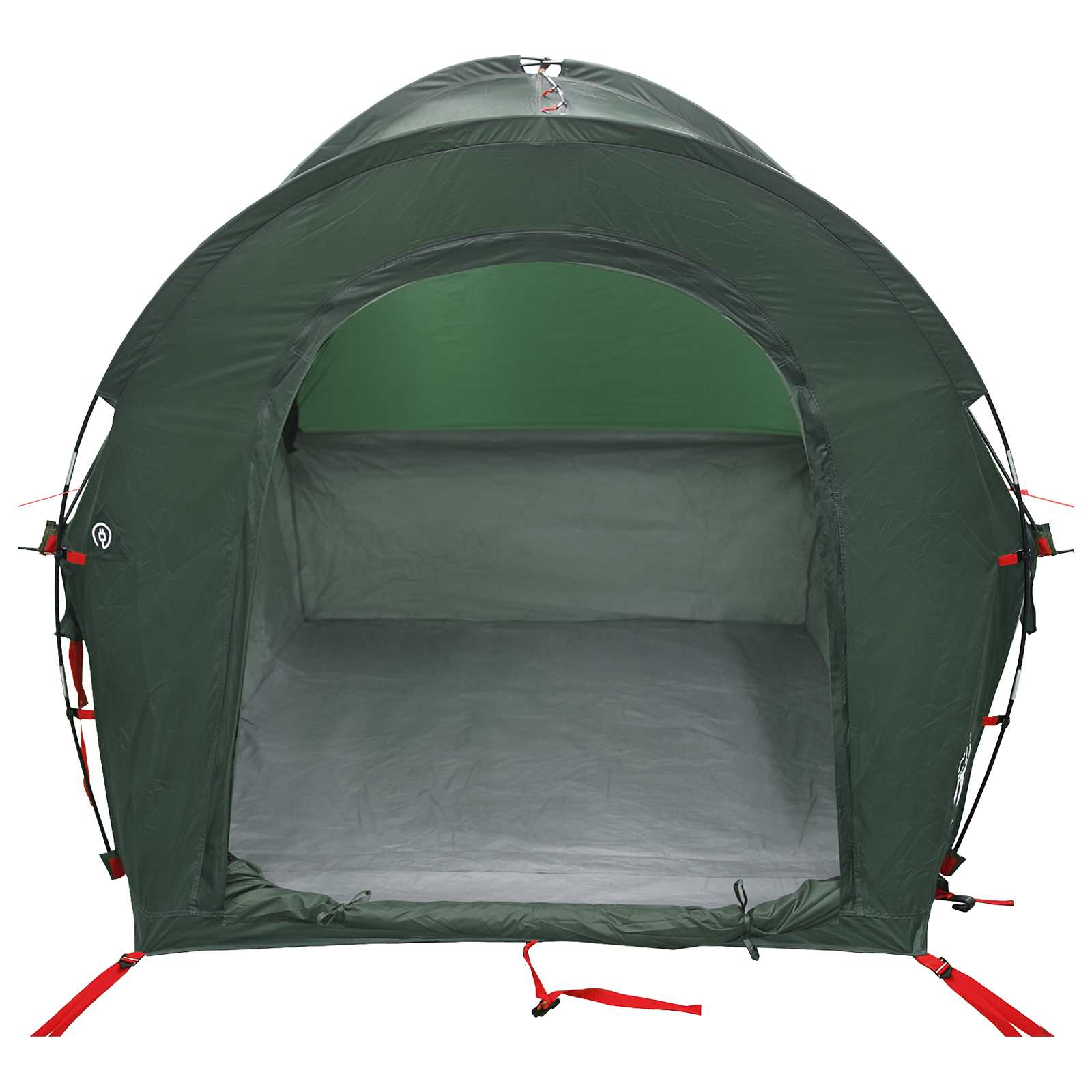 Autozelt 200 x 170 x 170 cm Olivegrün Polyester und Stahl