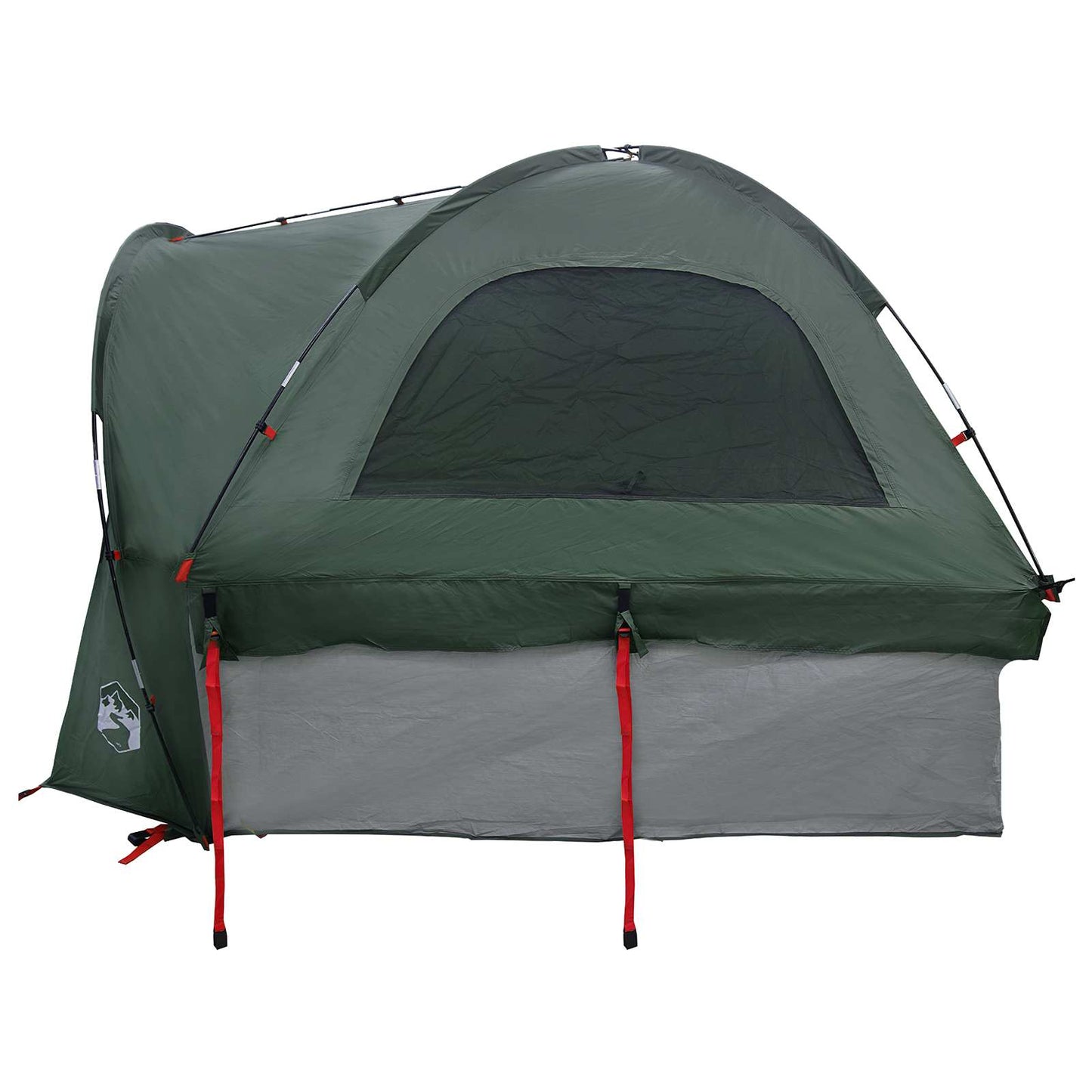 Autozelt 200 x 170 x 170 cm Olivegrün Polyester und Stahl