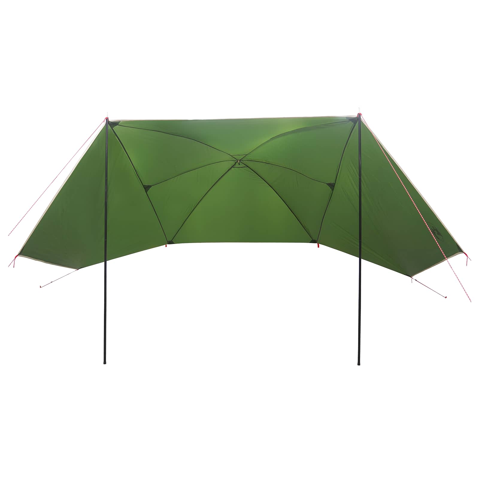 Autozelt 308 x 215 x 220 cm Grün Polyester und Stahl