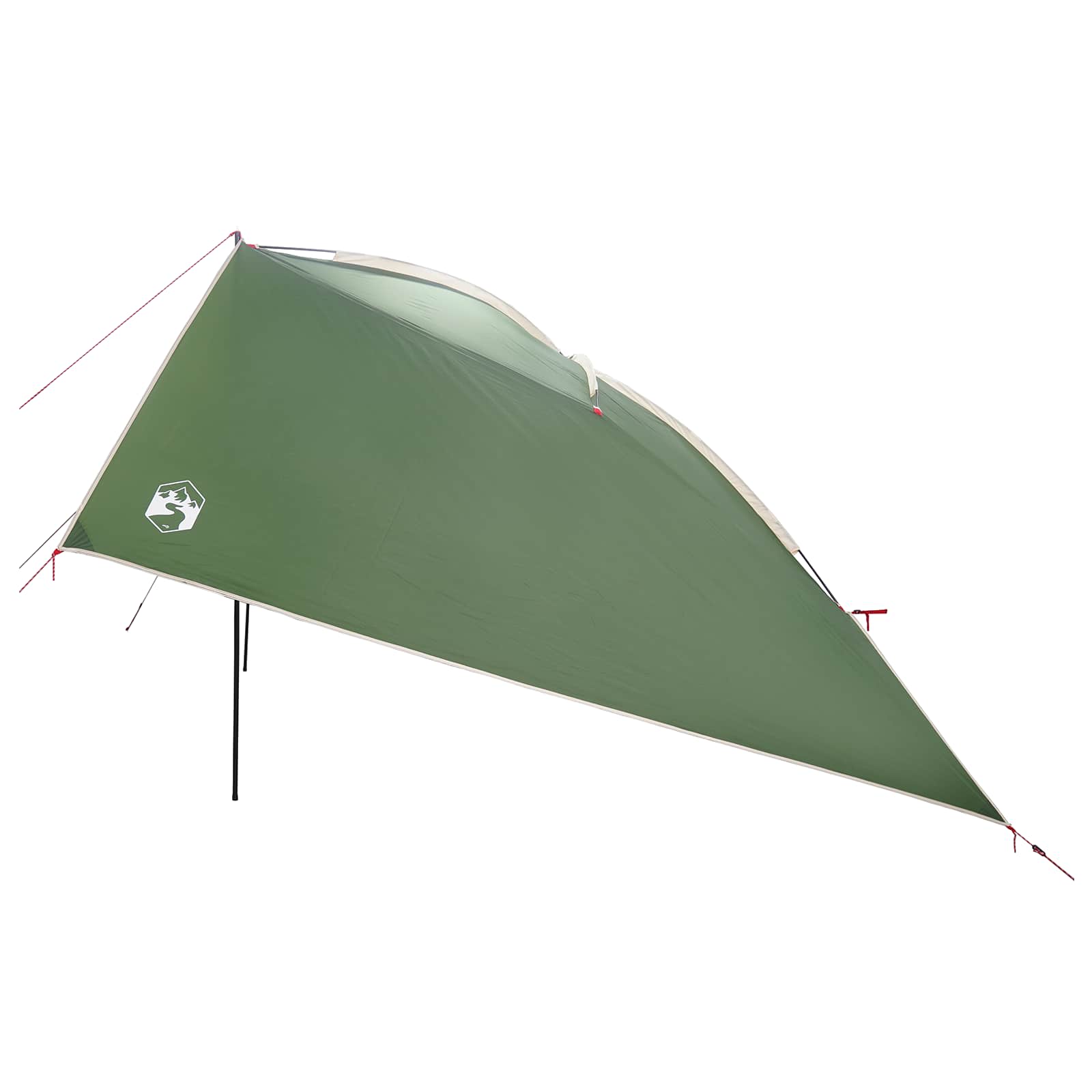 Autozelt 308 x 215 x 220 cm Grün Polyester und Stahl