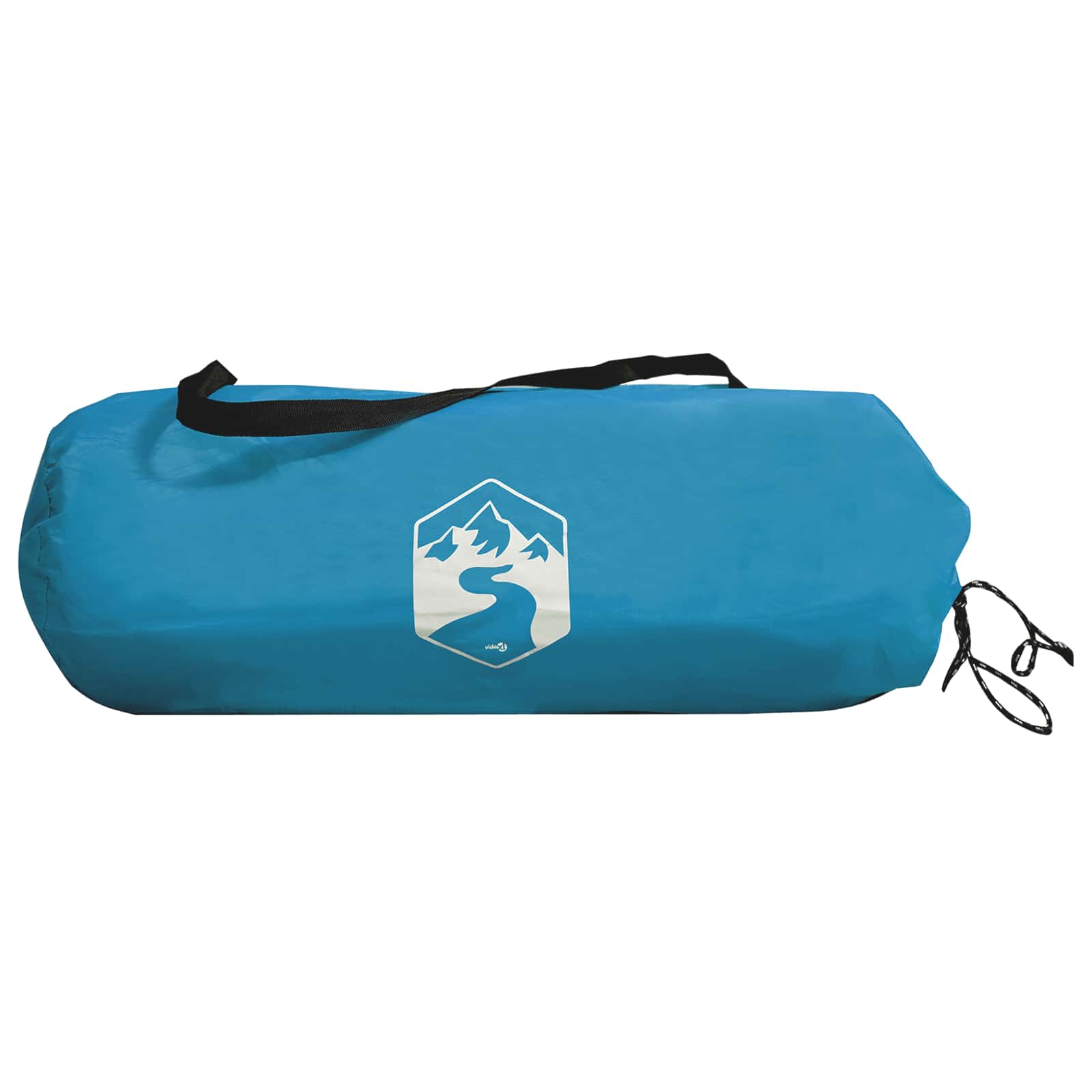 Autozelt 308 x 215 x 220 cm Blau Polyester und Stahl