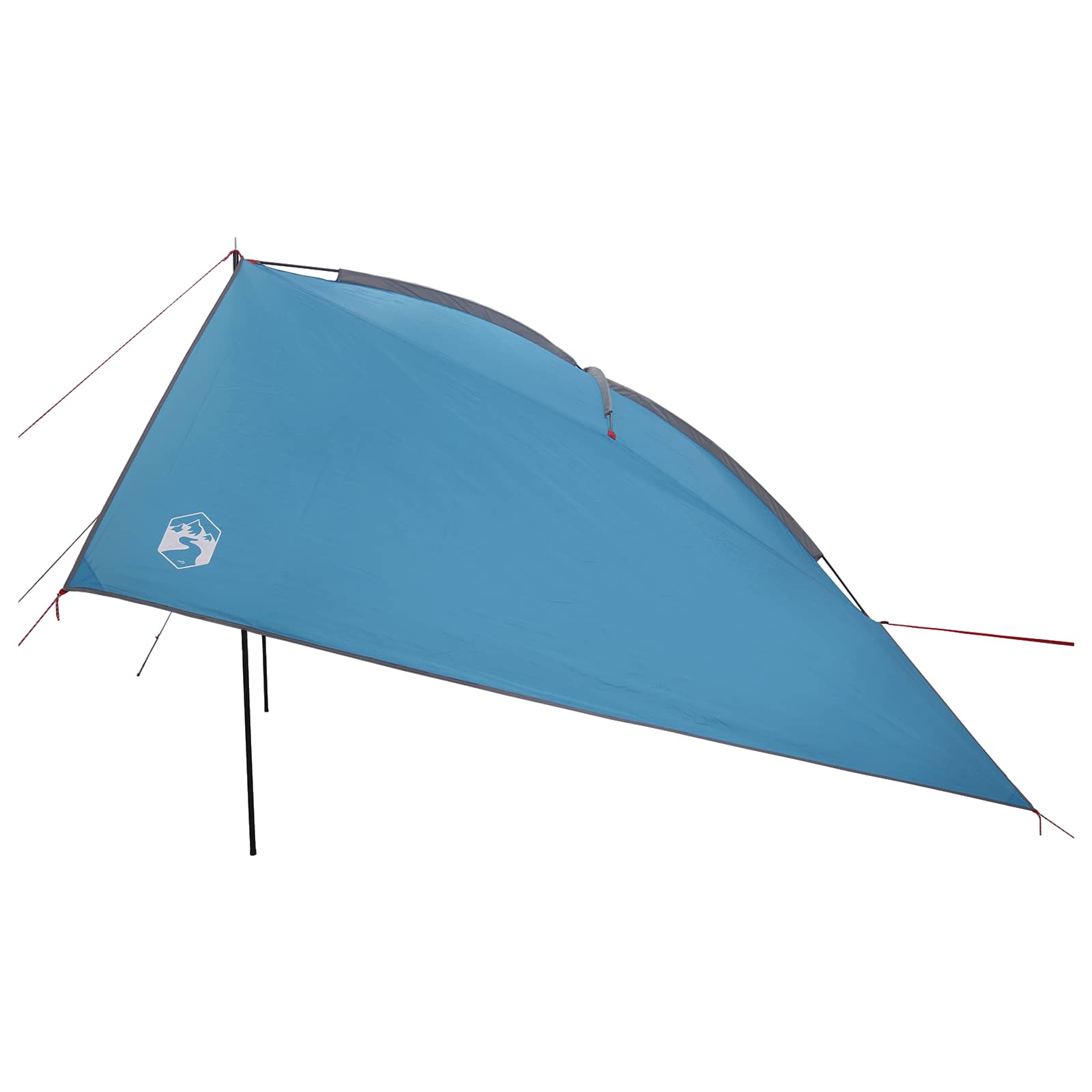 Autozelt 308 x 215 x 220 cm Blau Polyester und Stahl