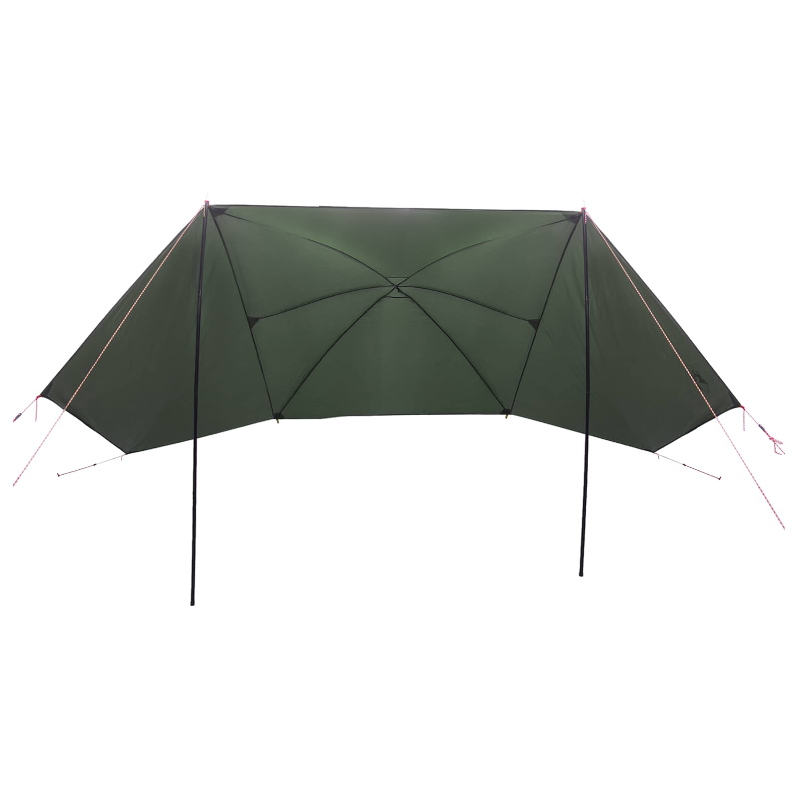 Autozelt 308 x 215 x 220 cm Olivegrün Polyester und Stahl