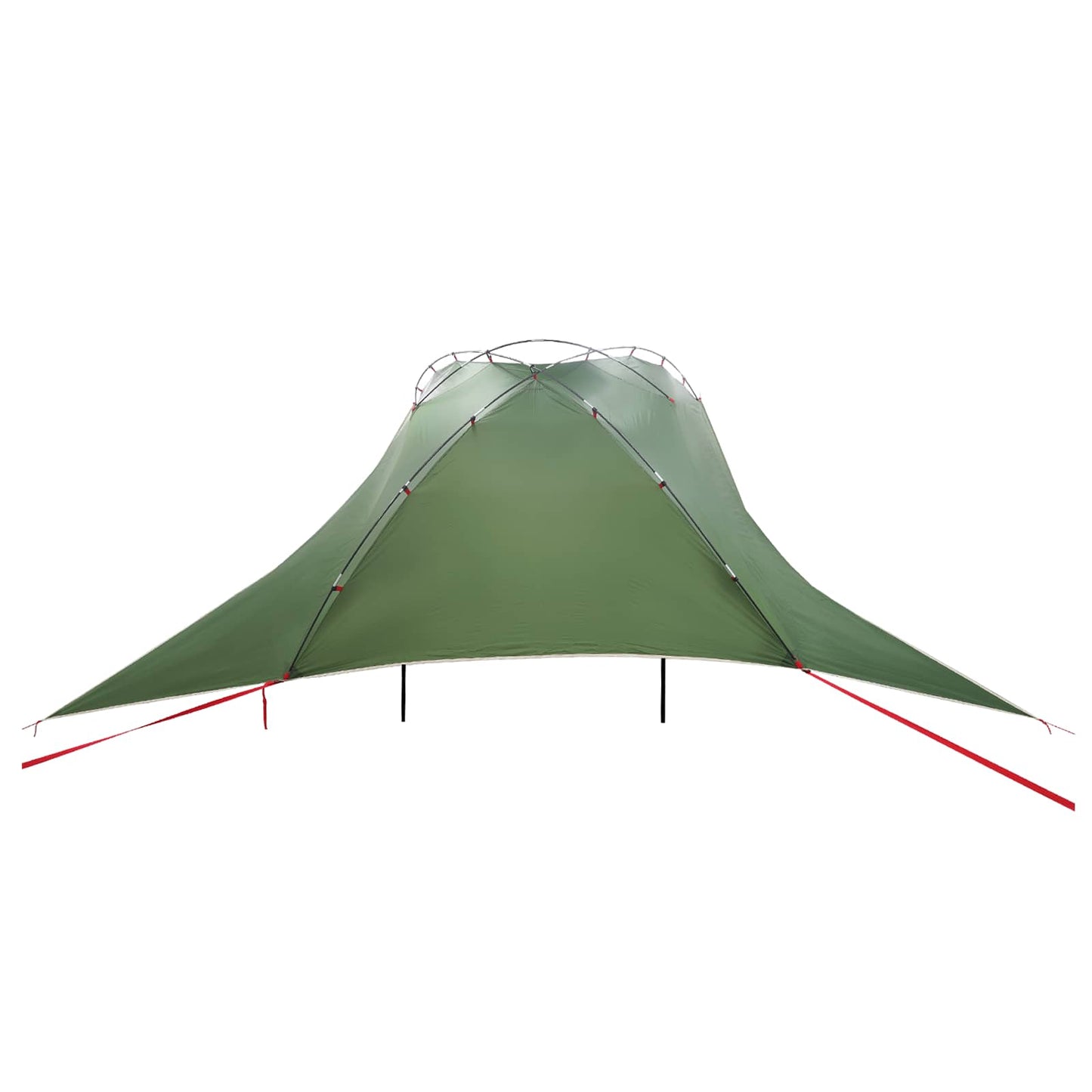 Autozelt 350 x 250 cm Grün Polyester und Stahl