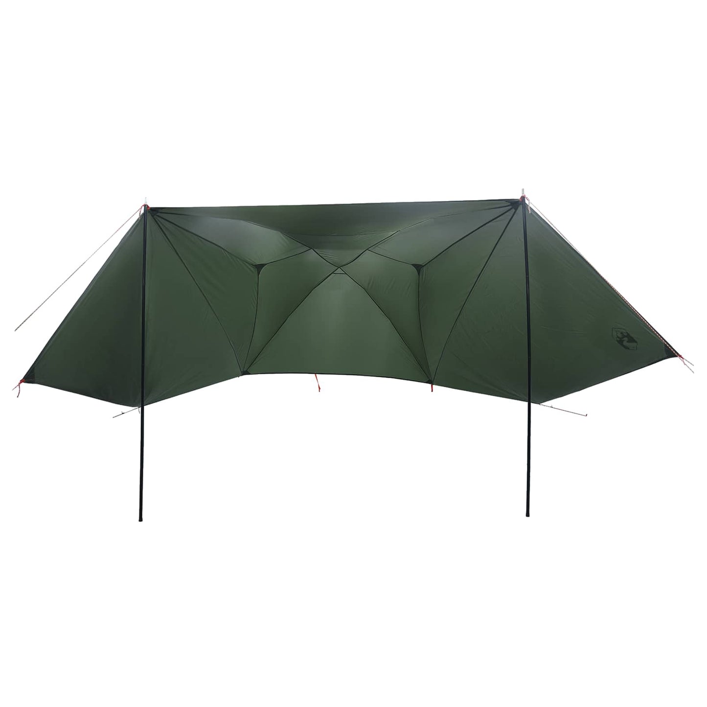 Autozelt 350 x 250 cm Olivegrün Polyester und Stahl
