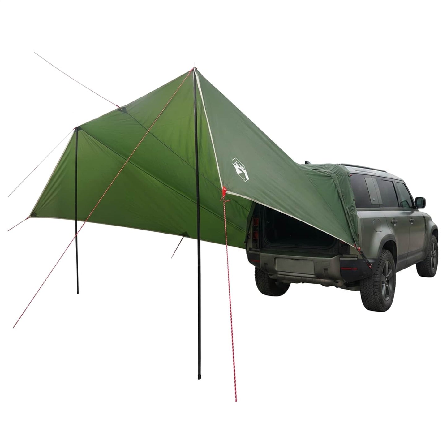 Fahrzeugmarkise Grün 518 x 580 x 215 cm Polyester und Stahl