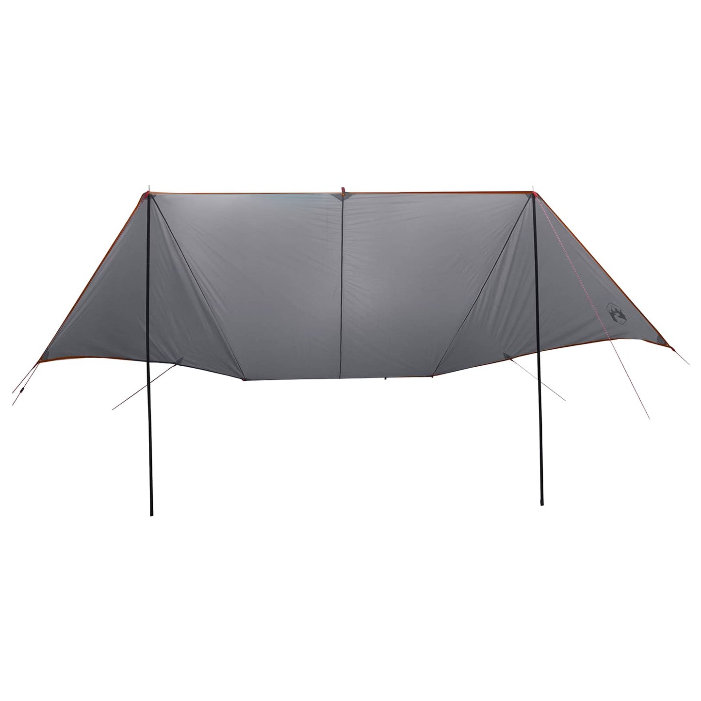 Fahrzeugmarkise mit Dach Grau und Orange 518 x 580 x 215 cm