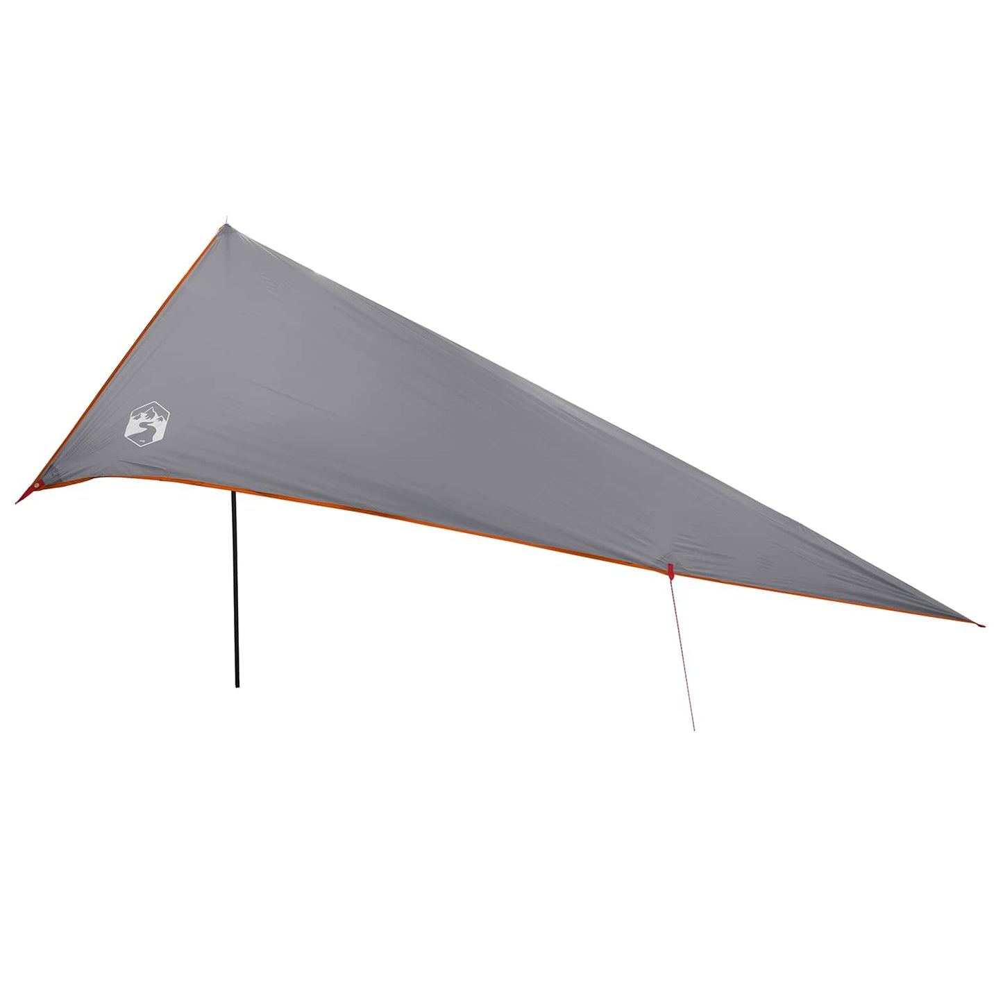 Fahrzeugmarkise mit Dach Grau und Orange 518 x 580 x 215 cm