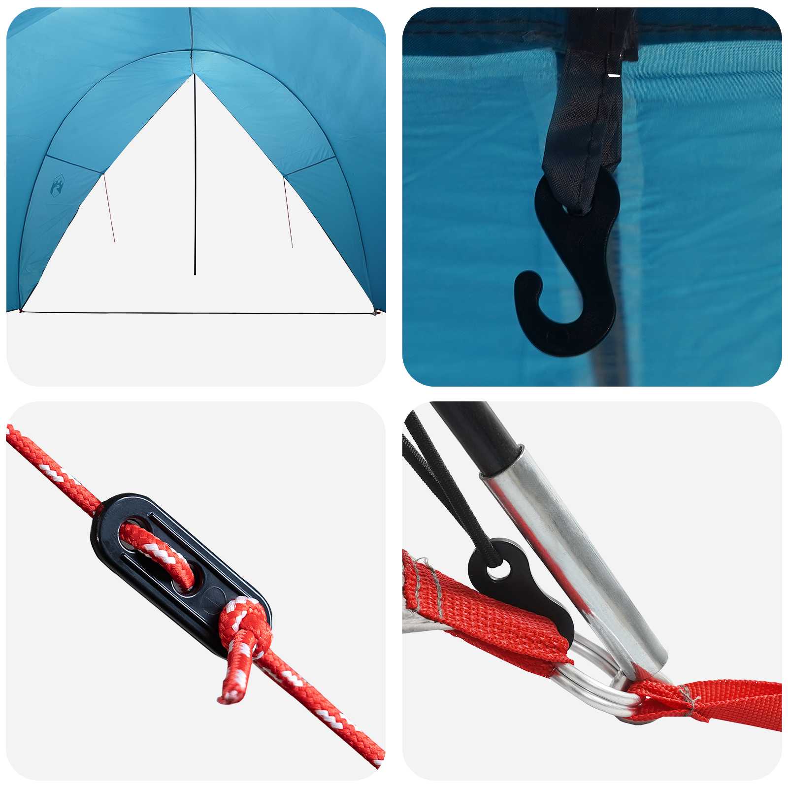 Heck-Awnings wasserfest 405 x 280 x 220 cm Blau