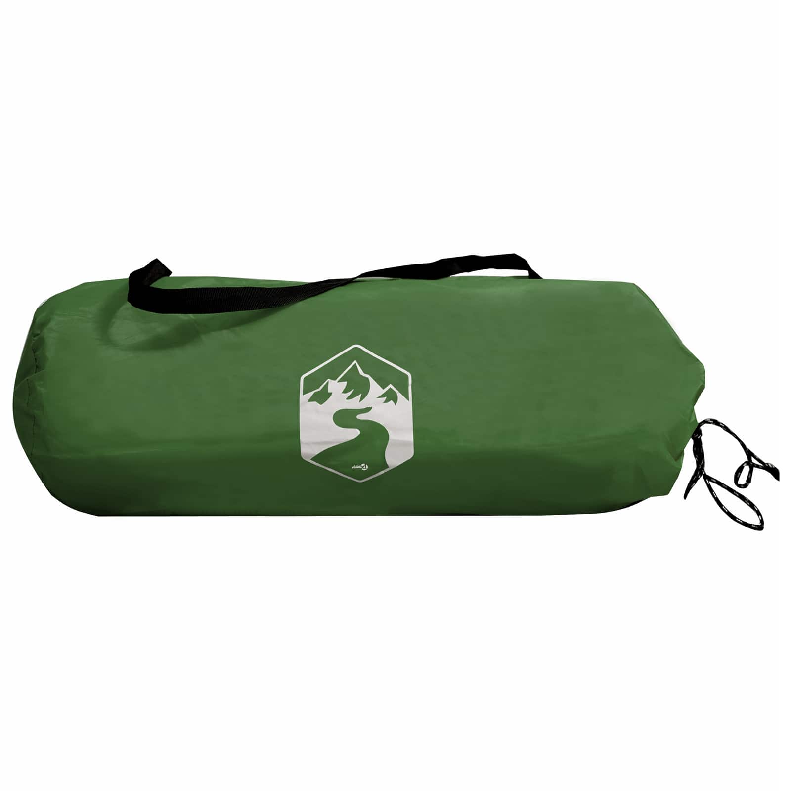 Camping-Tarp mit Netzwänden 340 x 260 x 220 cm Grün