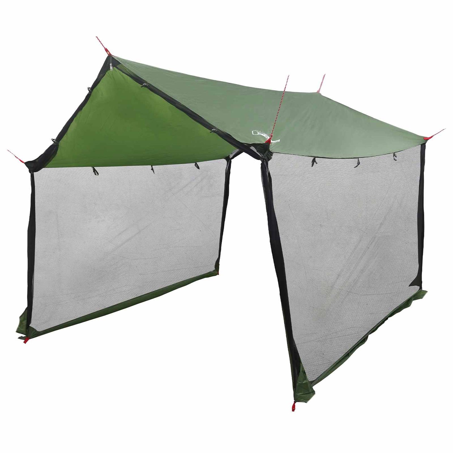 Camping-Tarp mit Netzwänden 340 x 260 x 220 cm Grün