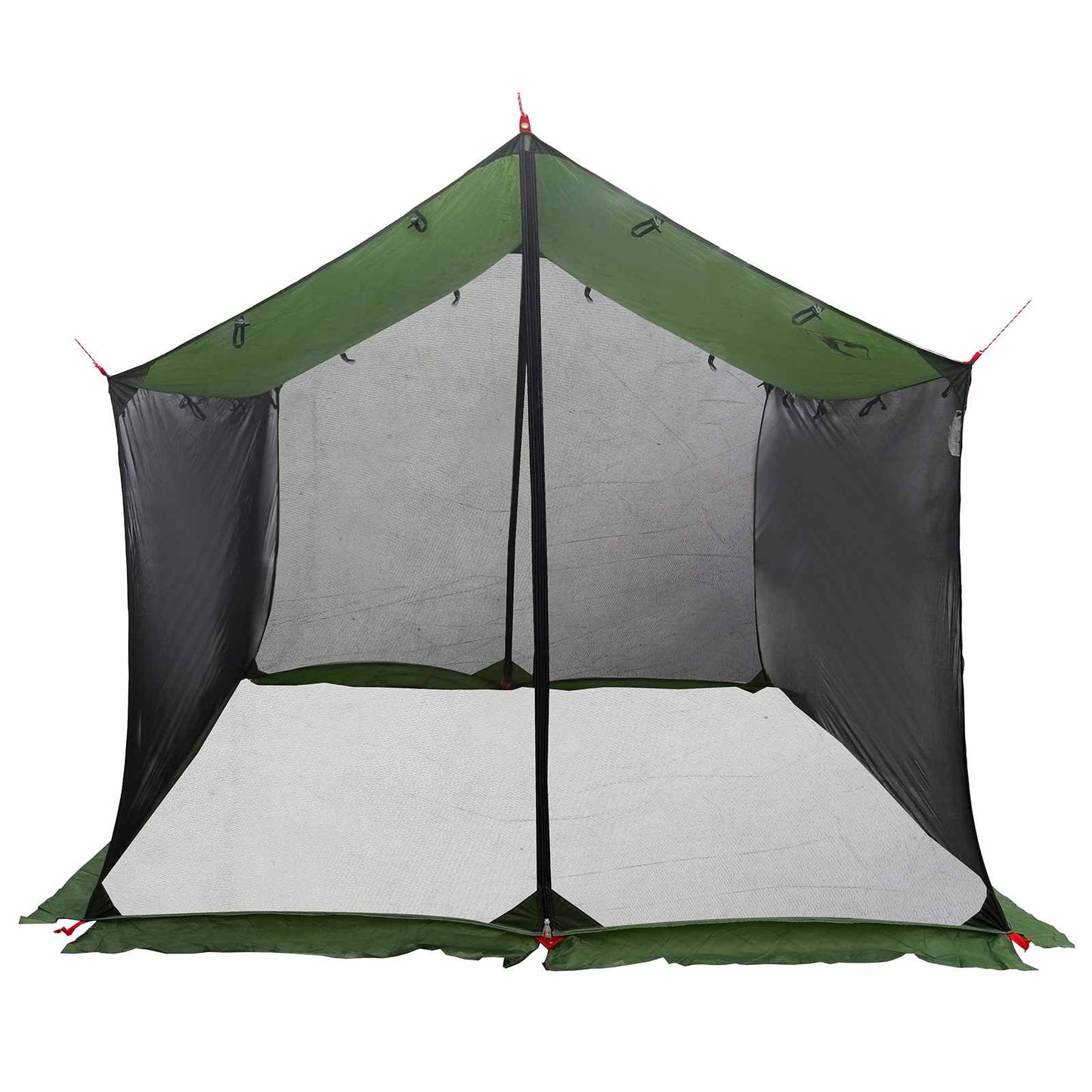 Camping-Tarp mit Netzwänden 340 x 260 x 220 cm Grün