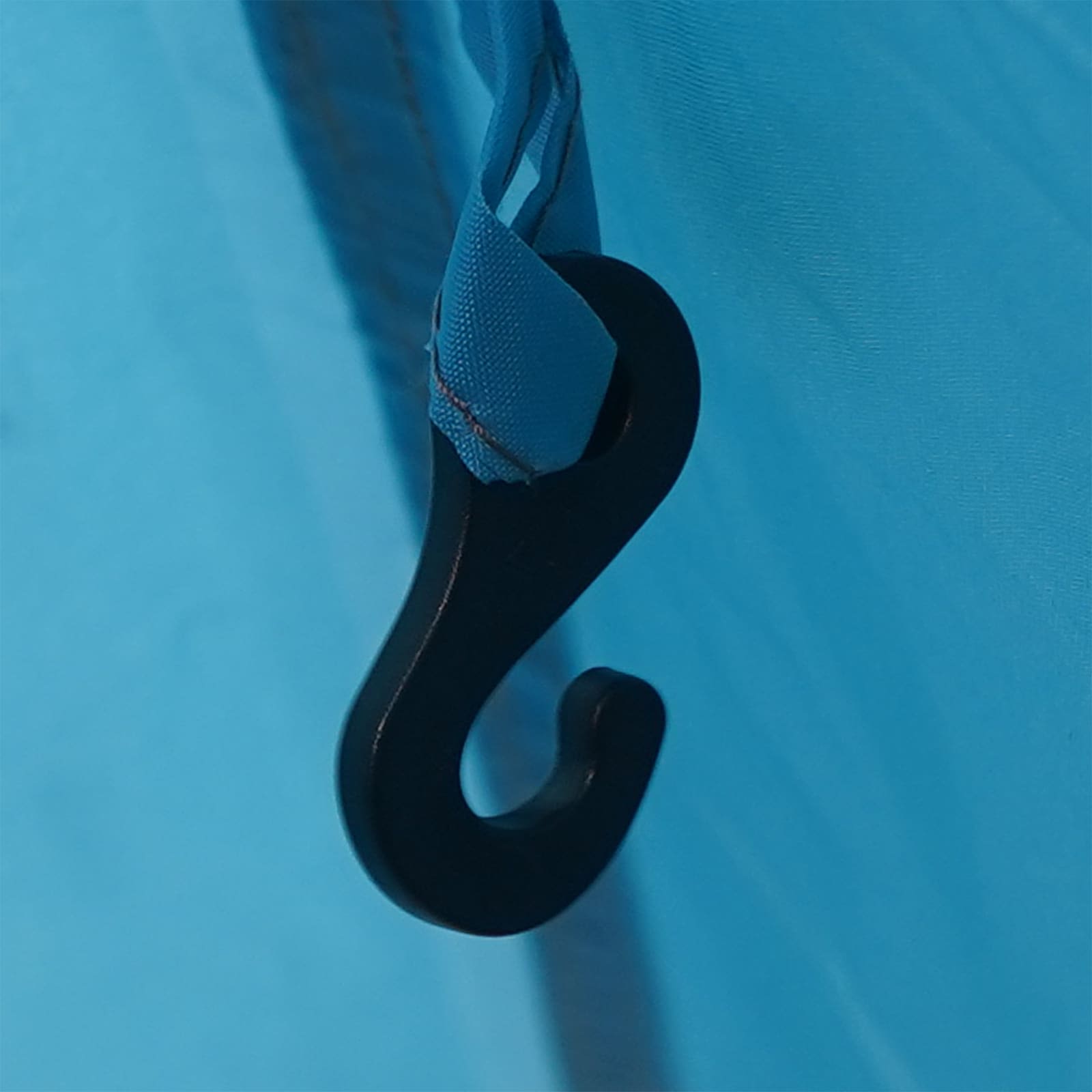Camping-Tarp mit Netzwänden 340 x 260 x 220 cm Blau