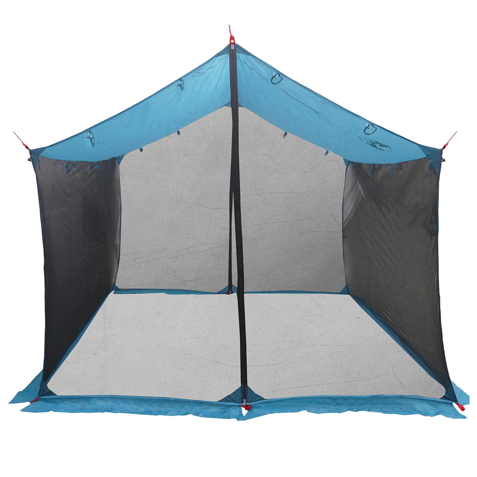 Camping-Tarp mit Netzwänden 340 x 260 x 220 cm Blau