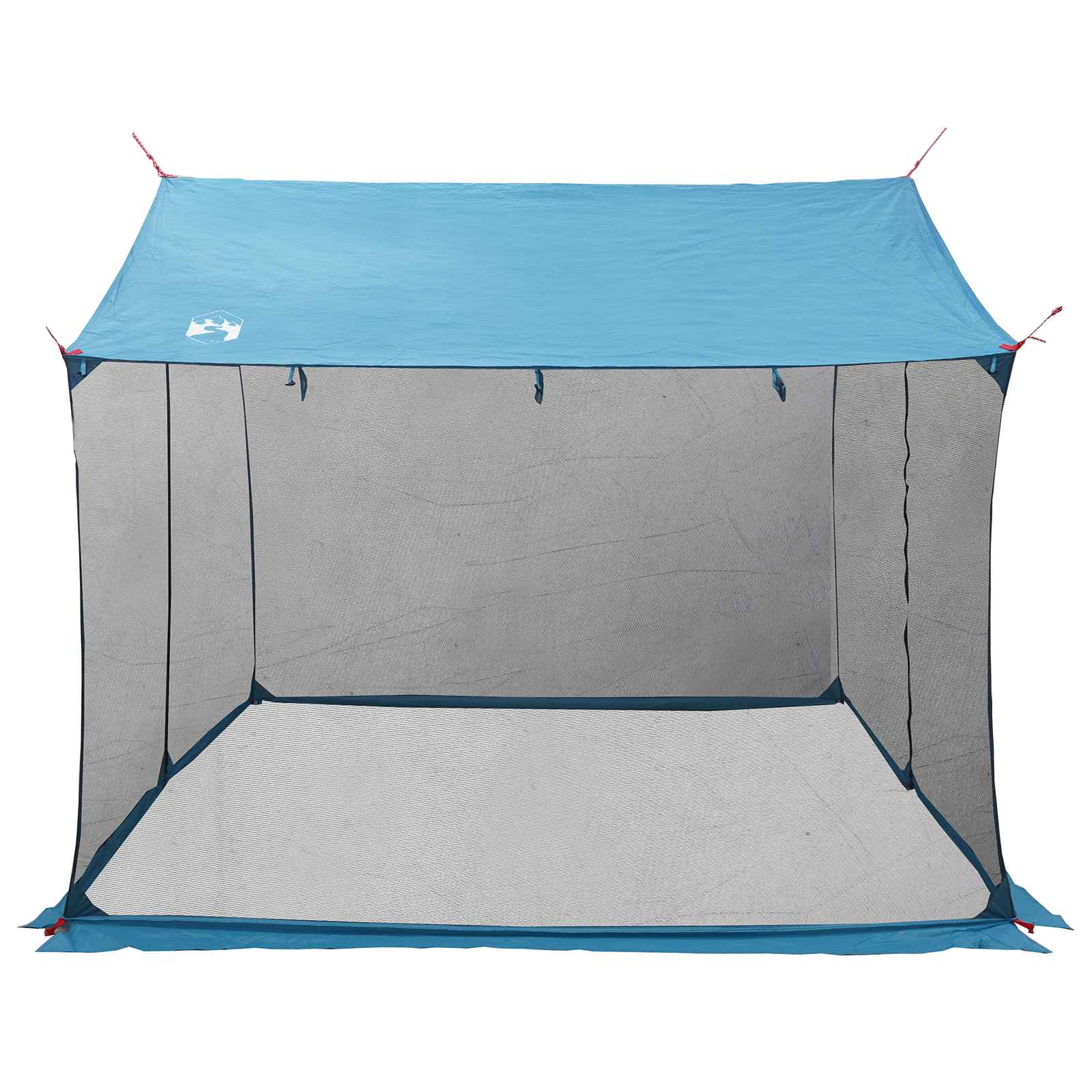Camping-Tarp mit Netzwänden 340 x 260 x 220 cm Blau