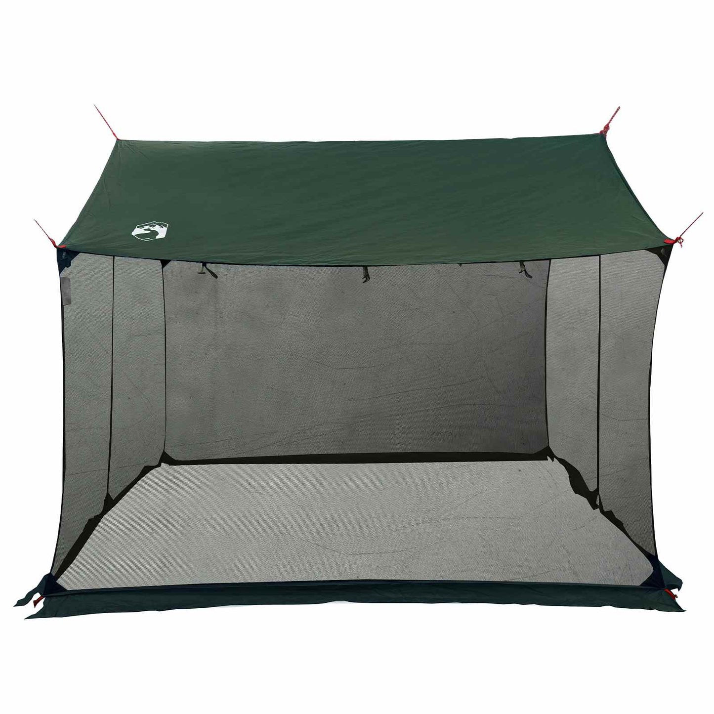 Camping-Tarp mit Netzwänden 340 x 260 x 220 cm Olivegrün