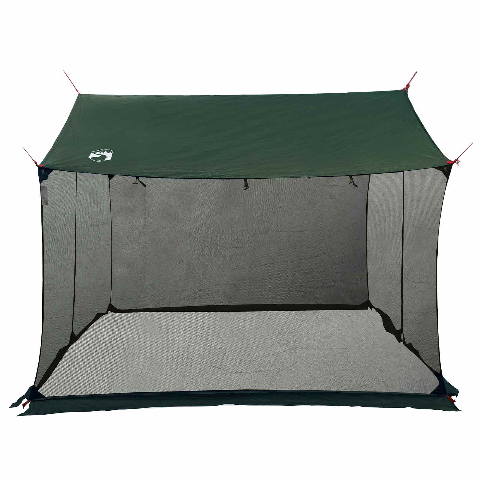 Camping-Tarp mit Netzwänden 340 x 260 x 220 cm Olivegrün